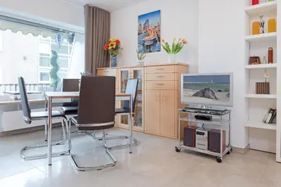 TV/Unterhaltungsangebot in der Unterkunft Appartement Strandluft