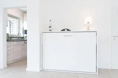Küche/Küchenzeile in der Unterkunft Seestraße 24 Meeresglück