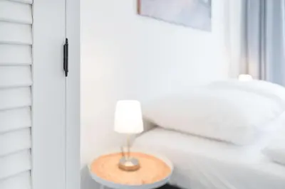 Ein Bett oder Betten in einem Zimmer der Unterkunft Seestraße 24 Meeresglück