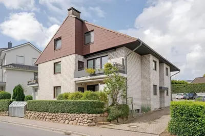 Das Gebäude in dem sich die Ferienwohnung befindet