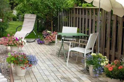Ein Garten an der Unterkunft Villa Luisa