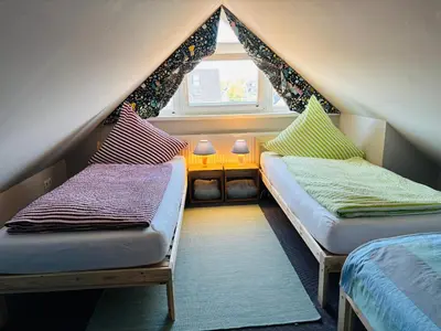 Ein Bett oder Betten in einem Zimmer der Unterkunft Villa Luisa