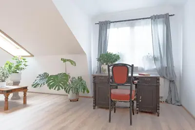 Ein Sitzbereich in der Unterkunft Dat Süselhuus