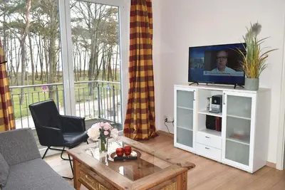 TV/Unterhaltungsangebot in der Unterkunft Seepassage Ferienwohnung Nr 02