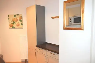Küche/Küchenzeile in der Unterkunft Seepassage Ferienwohnung Nr 02