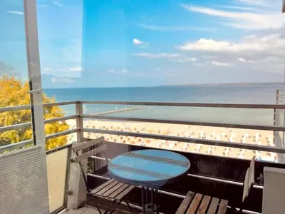 Ein allgemeiner Meerblick oder ein Meerblick von der Ferienwohnung aus