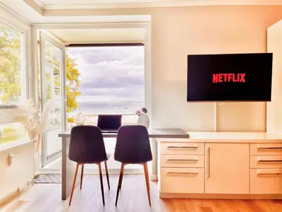 TV/Unterhaltungsangebot in der Unterkunft Wohlfühl Strand Wohnung 'Mein Ankerplatz'