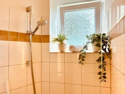 Ein Badezimmer in der Unterkunft Wohlfühl Strand Wohnung 'Mein Ankerplatz'