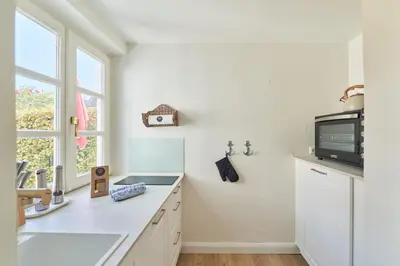 Küche/Küchenzeile in der Unterkunft Ferienhaus Luise
