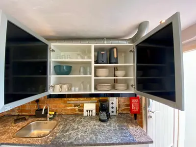 Küche/Küchenzeile in der Unterkunft Haus No. 16