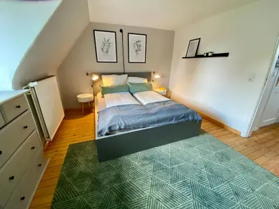 Ein Bett oder Betten in einem Zimmer der Unterkunft Haus No. 16