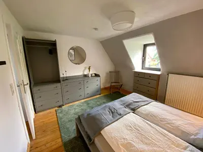 Ein Bett oder Betten in einem Zimmer der Unterkunft Haus No. 16