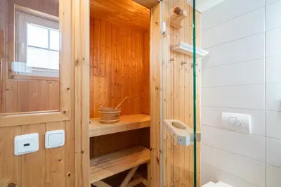 Ein Badezimmer in der Unterkunft Strandpark Sierksdorf H026