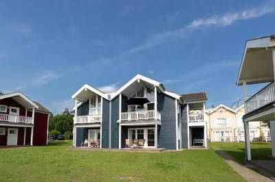 Das Gebäude in dem sich die Ferienwohnung befindet