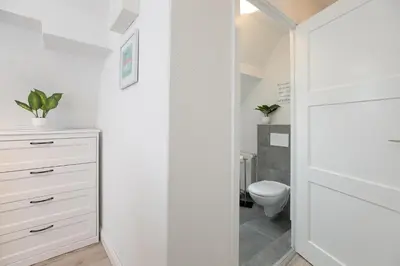 Ein Badezimmer in der Unterkunft Meeresliebling
