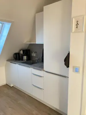 Küche/Küchenzeile in der Unterkunft Ferienwohnung kleines Glück