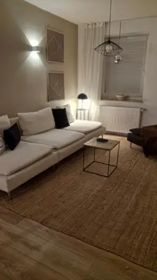 Ein Sitzbereich in der Unterkunft Ein Haus für sich