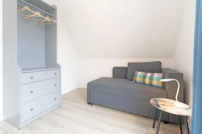 Ein Sitzbereich in der Unterkunft Haus Vera