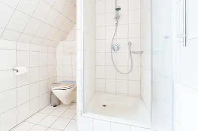 Ein Badezimmer in der Unterkunft Haus Vera