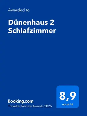 Ein Zertifikat, Auszeichnung, Logo oder anderes Dokument, das in der Unterkunft Dünenhaus 2 Schlafzimmer ausgestellt ist