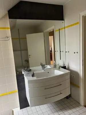Ein Badezimmer in der Unterkunft Dünenhaus 2 Schlafzimmer