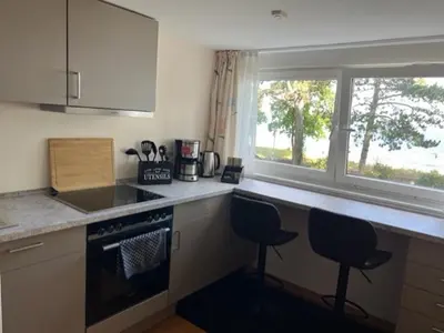 Küche/Küchenzeile in der Unterkunft Dünenhaus 2 Schlafzimmer