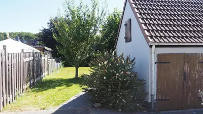 Das Gebäude in dem sich die Ferienwohnung befindet