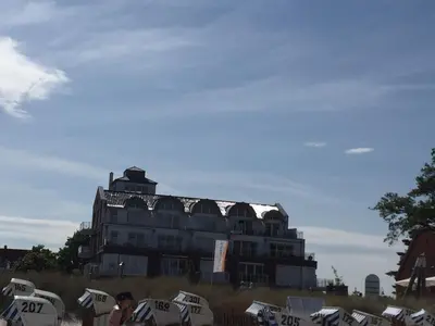 Das Gebäude in dem sich die Ferienwohnung befindet