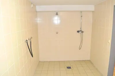 Ein Badezimmer in der Unterkunft Am Rosenhain 12 Ferienwohnung Nr 03