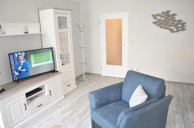 TV/Unterhaltungsangebot in der Unterkunft Am Rosenhain 12 Ferienwohnung Nr 03