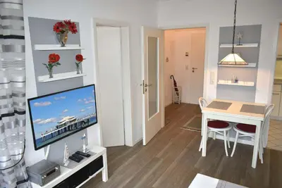 TV/Unterhaltungsangebot in der Unterkunft An der Seebrücke Ferienwohnung Nr 30