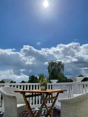 Ein Balkon oder eine Terrasse in der Unterkunft Villa Imme