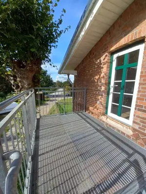 Ein Balkon oder eine Terrasse in der Unterkunft Dorfblick vom Muckesberg