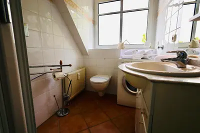 Ein Badezimmer in der Unterkunft Drosselweg 4 Apartment 4