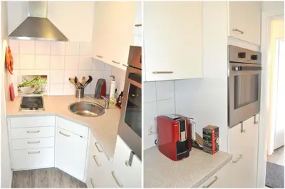 Küche/Küchenzeile in der Unterkunft Carpe Diem Ferienwohnung Nr 187 Meerblick
