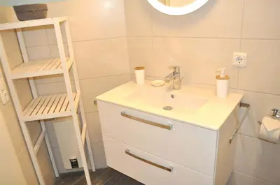 Ein Badezimmer in der Unterkunft Dock 28 Ferienwohnung