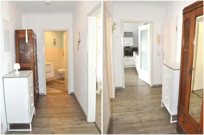 Küche/Küchenzeile in der Unterkunft Dock 28 Ferienwohnung