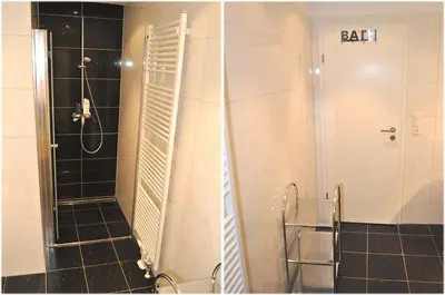 Ein Badezimmer in der Unterkunft Domizil am Meer Nr 06 Ferienwohnung