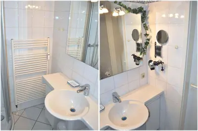 Ein Badezimmer in der Unterkunft Domizil Royal Ferienwohnung Nr 22