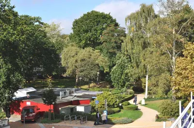 Ein Garten an der Unterkunft Domizil Royal Ferienwohnung Nr 22