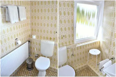 Ein Badezimmer in der Unterkunft Gästehaus Steinhardt Appartement Nr 04