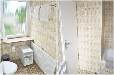 Ein Badezimmer in der Unterkunft Gästehaus Steinhardt Ferienwohnung Nr 03
