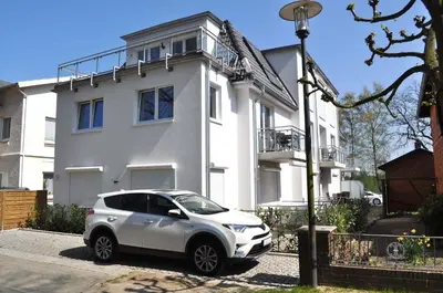 Das Gebäude in dem sich die Ferienwohnung befindet