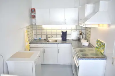 Küche/Küchenzeile in der Unterkunft Haus Dorothea Ferienwohnung Nr 02