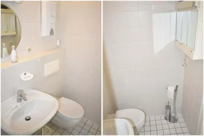 Ein Badezimmer in der Unterkunft Haus Miramar Ferienwohnung Nr 20