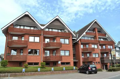 Das Gebäude in dem sich die Ferienwohnung befindet