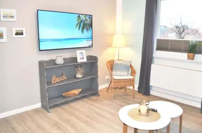 TV/Unterhaltungsangebot in der Unterkunft Haus Seehase Ferienwohnung Nr 03
