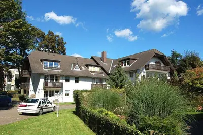 Das Gebäude in dem sich die Ferienwohnung befindet
