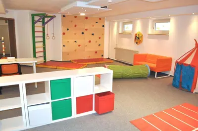 Ein Sitzbereich in der Unterkunft Haus Windrose Ferienwohnung Nr 11
