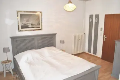 Ein Bett oder Betten in einem Zimmer der Unterkunft Landhaus Köppen Ferienwohnung Nr 03